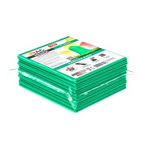 Мешки для мусора 160 л, зеленые, в пачке 10 шт., ПВД, 40 мкм, 900х1100 мм, i-Bag в Самаре
