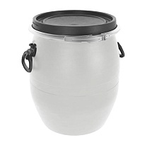 Бочка пластиковая 48 л с хомутом белая в Самаре