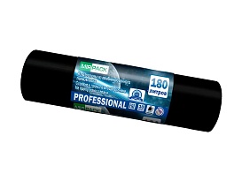 Мешки для мусора 180 л, ароматизированные, черные, в рулоне 10 шт., ПВД, 30 мкм, 1100х930 мм, PROFESSIONAL, 1801044 в Самаре