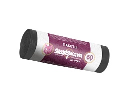 Мешки для мусора 50 л, черные, в рулоне 20 шт., ПНД, 10 мкм, 700х600 мм, SIBIRSKAYA, 101-006 S в Самаре Мешки для мусора 50 л, черные, в рулоне 20 шт., ПНД, 10 мкм, 700х600 мм, SIBIRSKAYA, 101-006 S в Самаре