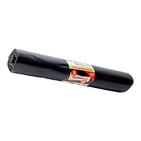 Мешки для мусора 240 л, черные, в рулоне 5 шт., ПВД 80 мкм, 1300х900 мм, МЕШКОFF, 4217 в Самаре