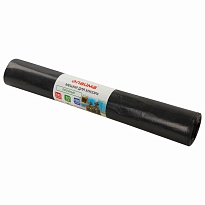 Мешки для мусора 240 л, черные, в рулоне 10 шт., ПВД 50 мкм, 1400х900 мм, LAIMA, 605337 в Самаре