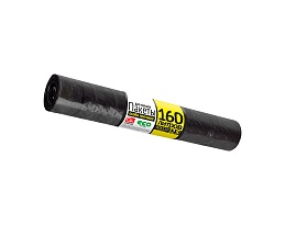 Мешки для мусора 160 л, черные, в рулоне 25 шт., ПВД, 40 мкм, 1100х800 мм, GRIFON, 101-030 в Самаре
