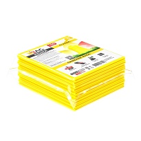 Мешки для мусора 160 л, желтые, в пачке 10 шт., ПВД, 40 мкм, 900х1100 мм, i-Bag в Самаре