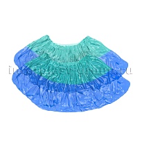 Бахилы бирюзово-синие 1000 шт (500 пар), 64 мкм, двойная подошва, двойная резинка, Особопрочные+ в Самаре