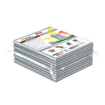 Мешки для мусора 160 л, светло-серые, в пачке 10 шт., ПВД, 40 мкм, 900х1100 мм, i-Bag в Самаре